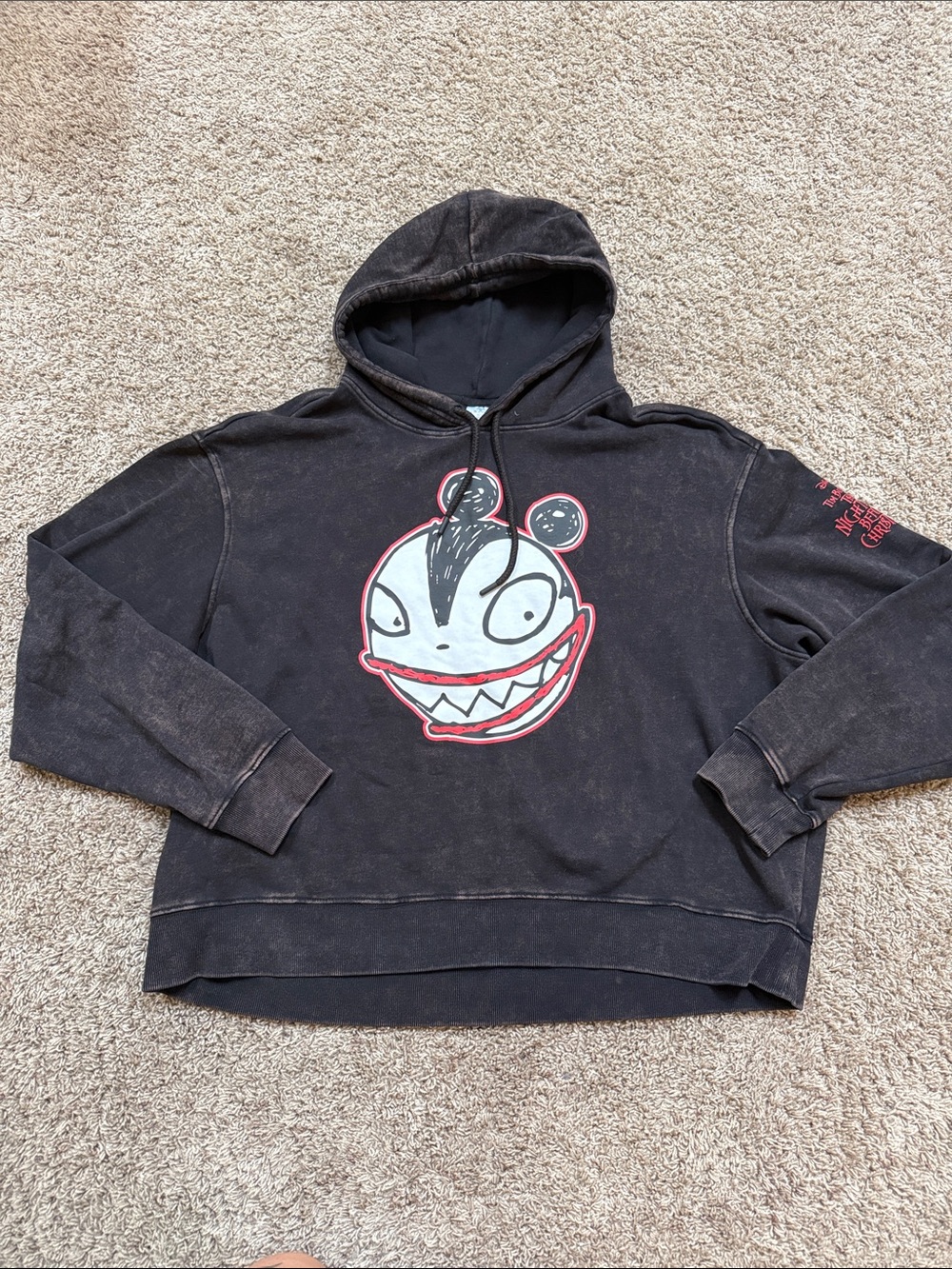 Disneyland Disney Parks Nightmare Before Christmas Scary Teddy Black Hoodie